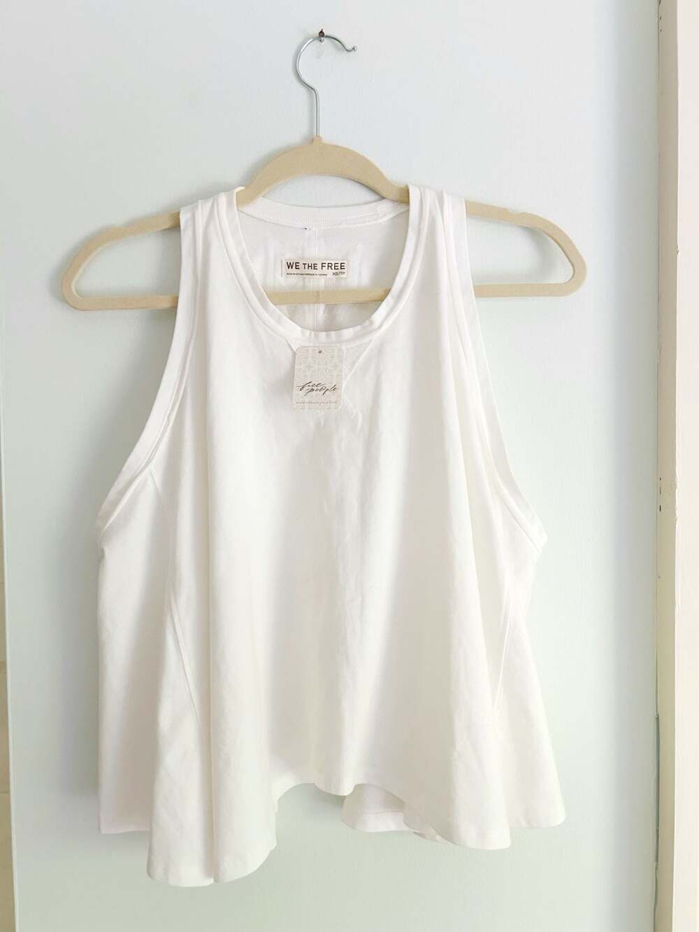 We The Free Free People White Tank Top Size XS/TP